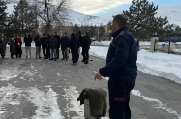 Bayburt’ta yangın eğitimleri sürüyor 
