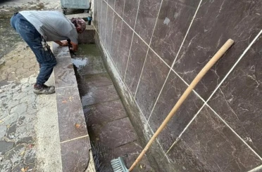 Bayırköy’de çeşme ve çevresi temizlendi 