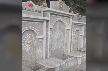 Bayırköy’ün tarihi çeşmeleri yenilendi 