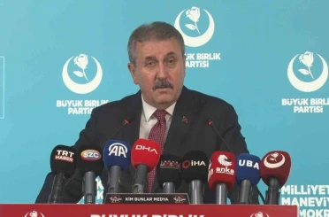 BBP Genel Başkanı Destici, ABD’nin Gazze Planı’nı değerlendirdi 