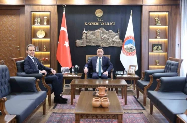 Belçika Ankara Büyükelçisi’nden Vali Çiçek’e ziyaret 