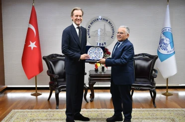 Belçika büyükelçini ağırlayan Büyükkılıç’tan AB vurgusu 