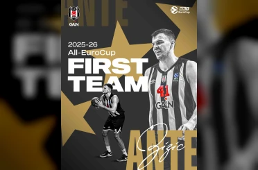 Beşiktaşlı Ante Zizic, EuroCup’ta en iyi beşe seçildi 