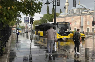 Beşiktaş’ta sağanak etkili oluyor 