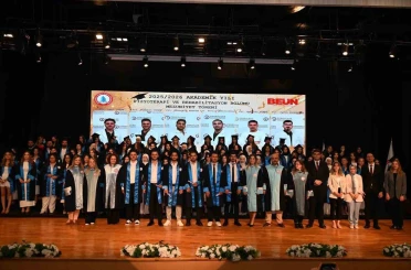 BEUN’da geleceğin hemşireleri, fizyoterapistleri ve sosyal hizmet uzmanları mezun oldu 