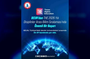 BEUN’dan THE 2026 Yılı Disiplinler Arası Bilim Sıralaması’nda Önemli Bir Başarı 