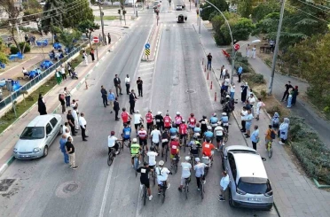 Biber Festivali kapsamında bisiklet yarışı nefes kesti 