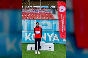 Bilecikli atletizm sporcusu Türkiye 3’üncüsü oldu 