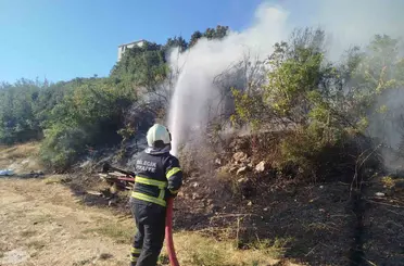 Bilecik’te makilik alanda çıkan yangın anında söndürüldü

