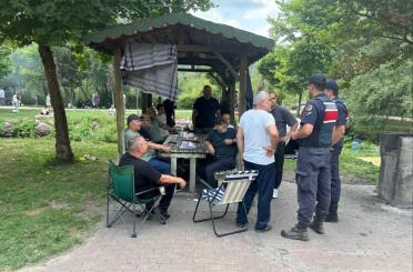 Bilecik’te mesire alanında 150 vatandaşa hırsızlık uyarısı 