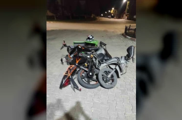 Bilecik’te motosikletler kafa kafaya çarpıştı, 2 yaralı 