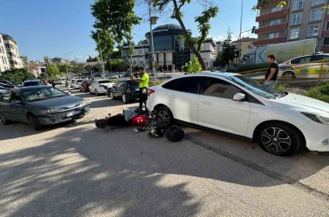 Bilecik’te otomobil ile motosiklet çarpıştı 