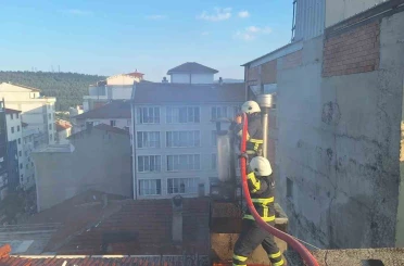 Bilecik’te restoranın bacasında korkutan yangın 
