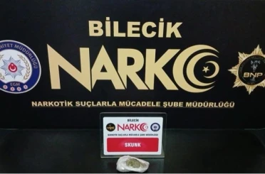 Bilecik’te skunk operasyonu: 1 gözaltı 