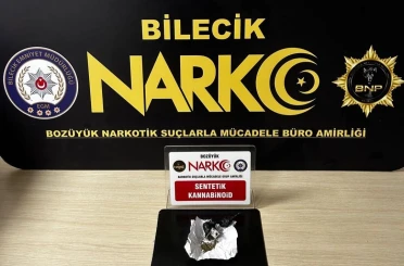 Bilecik’te uyuşturucu operasyonu: 1 gözaltı 