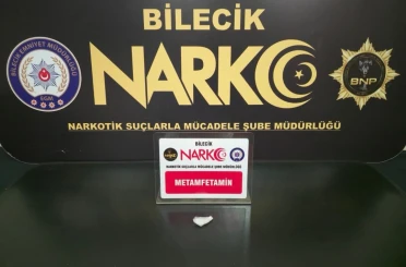 Bilecik’te uyuşturucu operasyonu: 1 gözaltı 