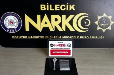 Bilecik’te uyuşturucu operasyonu: 1 gözaltı 