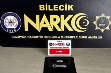 Bilecik’te uyuşturucu operasyonu: 1 şüpheli yakalandı 