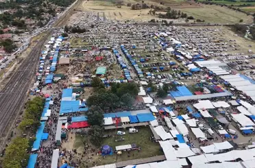 Bin 700 nüfuslu ilçeyi 400 bin kişi ziyaret etti
