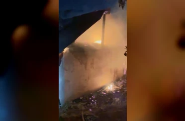 Bingöl’de arazi yangını eve sıçradı 