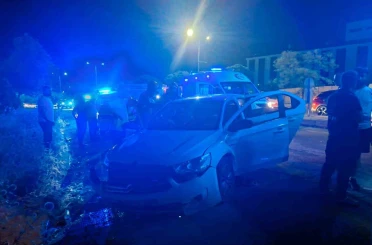 Bingöl’de iki otomobil çarpıştı: 2 yaralı 