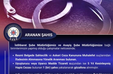 Bingöl’de kesinleşmiş hapis cezası bulunan zanlı yakalandı 