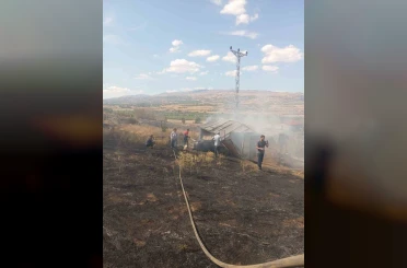 Bingöl’de örtü yangını 