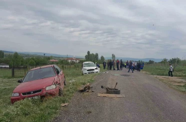 Bingöl’de trafik kazası: 2 yaralı 