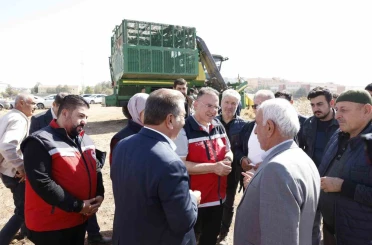 Bismil’de "beyaz altın"ın hasadı başladı 