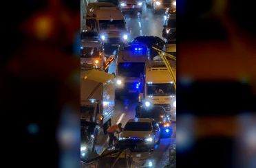 Bitlis Spor kutlamalarında ambulansa yol açan vatandaş takdir topladı 