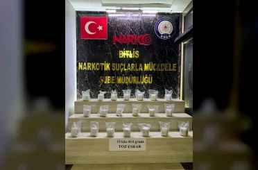 Bitlis’te yakıt deposuna gizlenen 15 kilo esrar ele geçirildi 