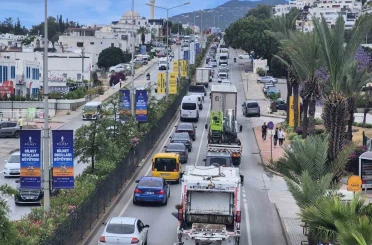 Bodrum’a 24 saatte 20 bin araç giriş yaptı 