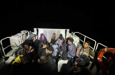 Bodrum’da 3’ü çocuk 19 düzensiz göçmen kurtarıldı 
