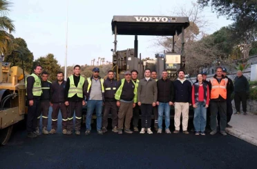 Bodrum’da Bergamut Caddesi yenilenen yüzüyle hizmete açılıyor 