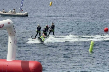 Bodrum’da su üstünde adrenalin fırtınası 