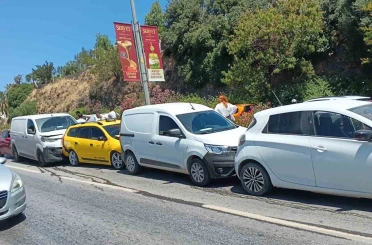 Bodrum’da zincirleme kaza: "5 araç birbirine girdi" 