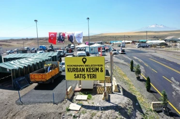 Bölgenin en büyük kesim ve satış yeri Kocasinan’da hazır 