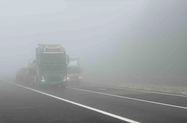 Bolu Dağı sisle kaplandı, görüş mesafesi 20 metreye düştü 