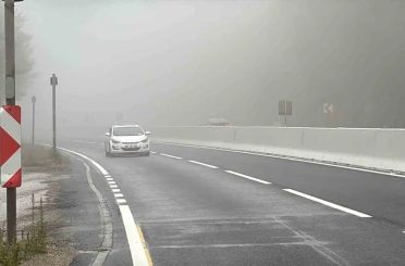 Bolu Dağı’nda sis etkili oluyor: Görüş mesafesi 30 metre 