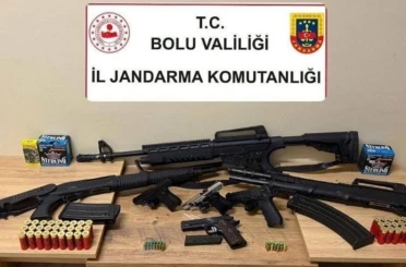 Bolu’da düğün magandalarına geçit yok: 7 silah ele geçirildi 