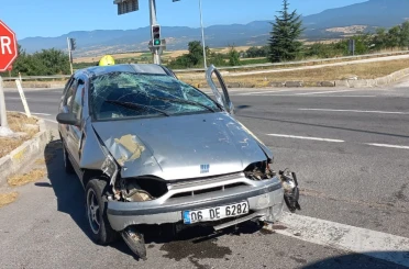 Bolu’da otomobil takla attı: 5 yaralı 