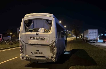 Bolu’da üç servis midibüsü çarpıştı: 11 yaralı 
