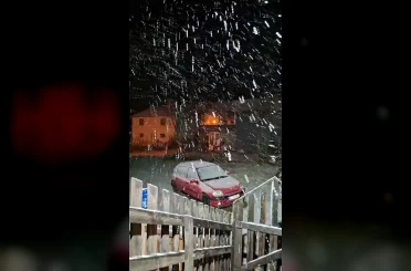 Bolu’nun yüksek kesimlerine kar yağdı 