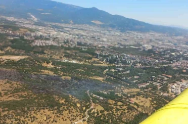 Bornova’daki yangın kontrol altında 