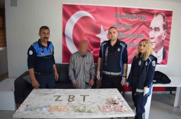 Boş cebi olmayan dilencinin üzerinden 2 bin TL para çıktı 