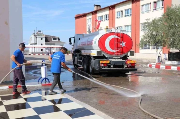 Bozdoğan Belediyesi okullardaki çalışmaları tamamladı 