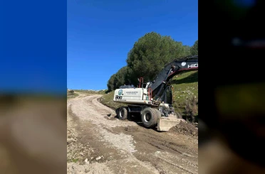 Bozdoğan Kale Mesire Alanı’nda yol çalışmaları başladı 