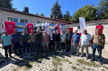 Bozkır’da mahallelere 170 adet sıvat dağıtıldı 