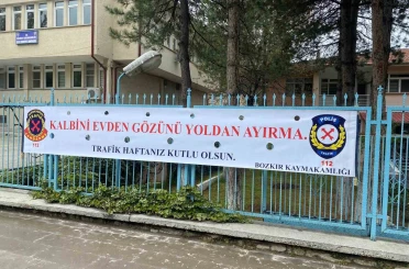 Bozkır’da saha çalışanlarına güvenli trafik eğitimi 