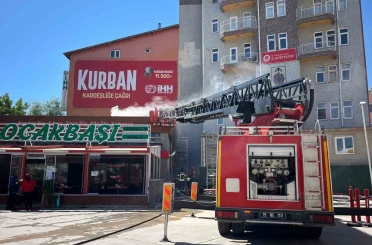 Burdur’da baca yangını 